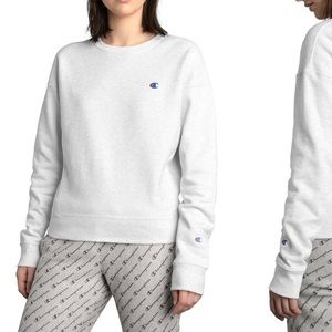 Black champion reverse crewneck